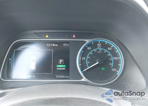 2020 Nissan Leaf S 40 Kwh z USA, uszkodzony, nr VIN 1N4AZ1BP3LC310825